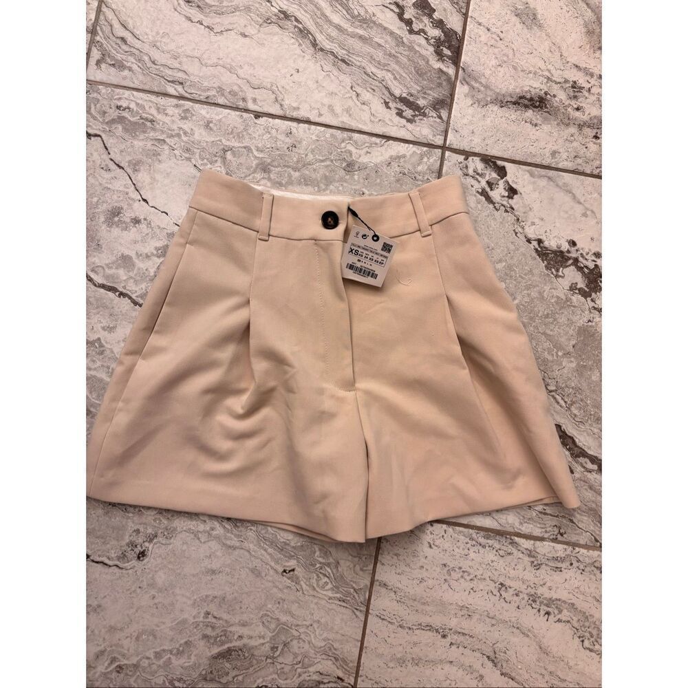 NWT Zara high waist shorts. XS C17 - Picture 2 of 8